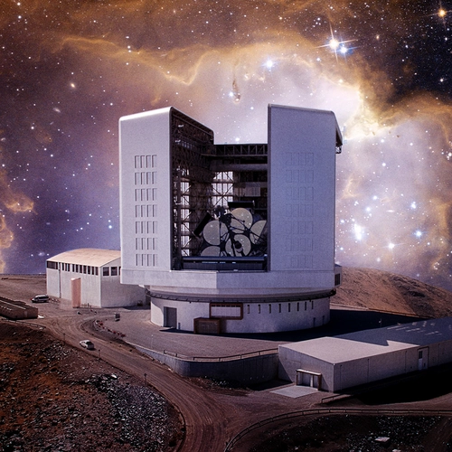 Artist's rendering of the Giant Magellan Telescope courtesy of Damien Jemison, Giant Magellan Telescope - GMTO Corporation