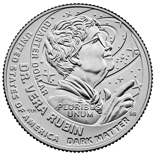 Vera Rubin is depicted on a U.S. quarter. Photo courtesy of the U.S. Mint.