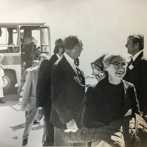 Henrietta Swope arriving at Las Campanas Observatory