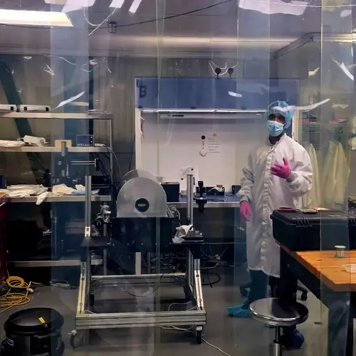 Henrietta in the clean room